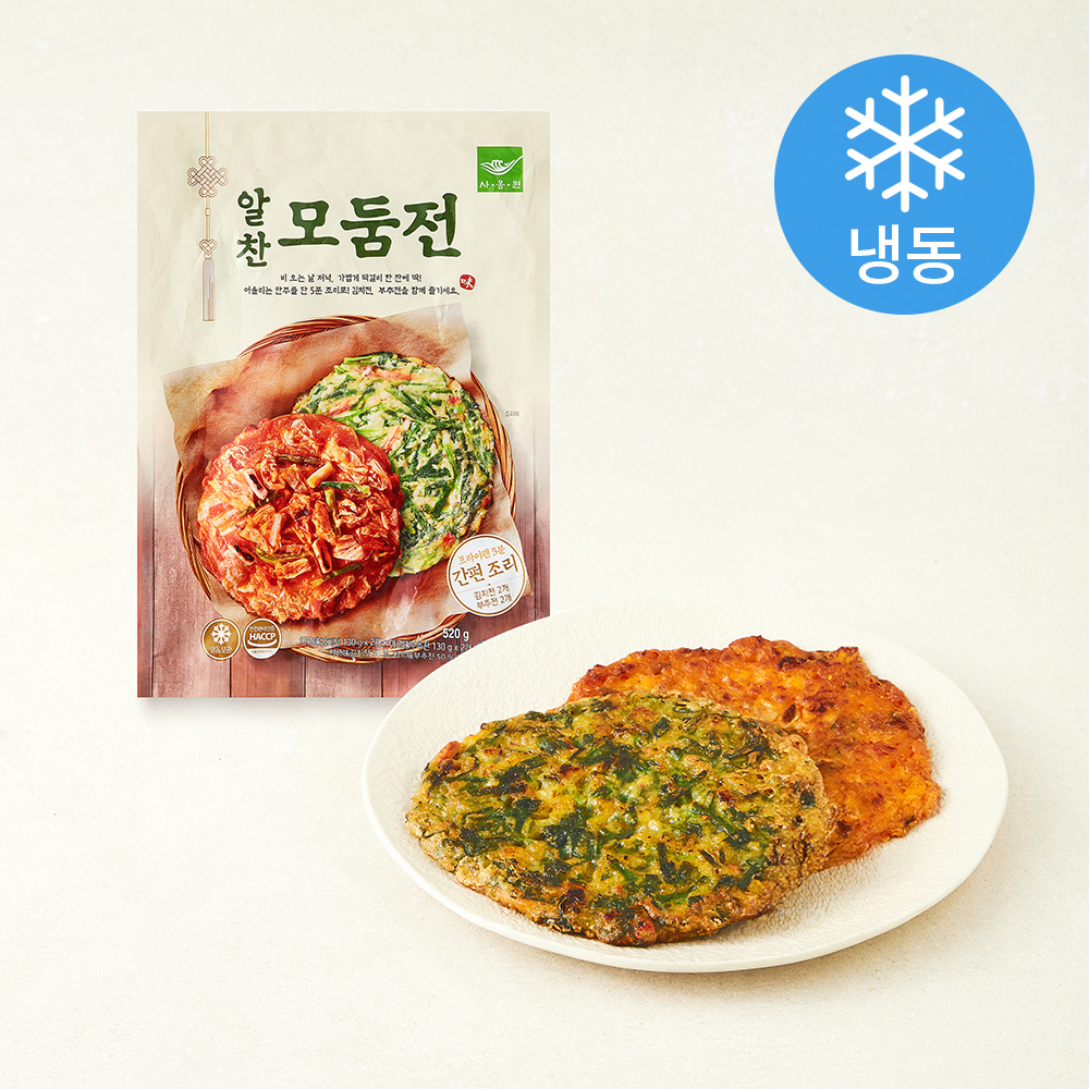 [로켓프레시] 사옹원 알찬 모듬전 (냉동), 520g, 1개 8,350원