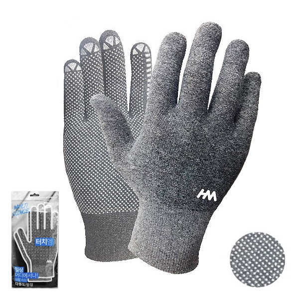 미끄럼 방지장갑 핸드맥스 터치엠(10켤레) 나일론돗트장갑 운전장갑 등산장갑 8,800원