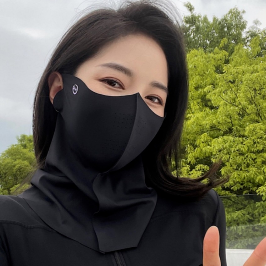 라비엘 골프마스크 가벼운자외선차단 UV차단마스크 쿨소재 얼굴토시, 블랙, 2개 6,550원