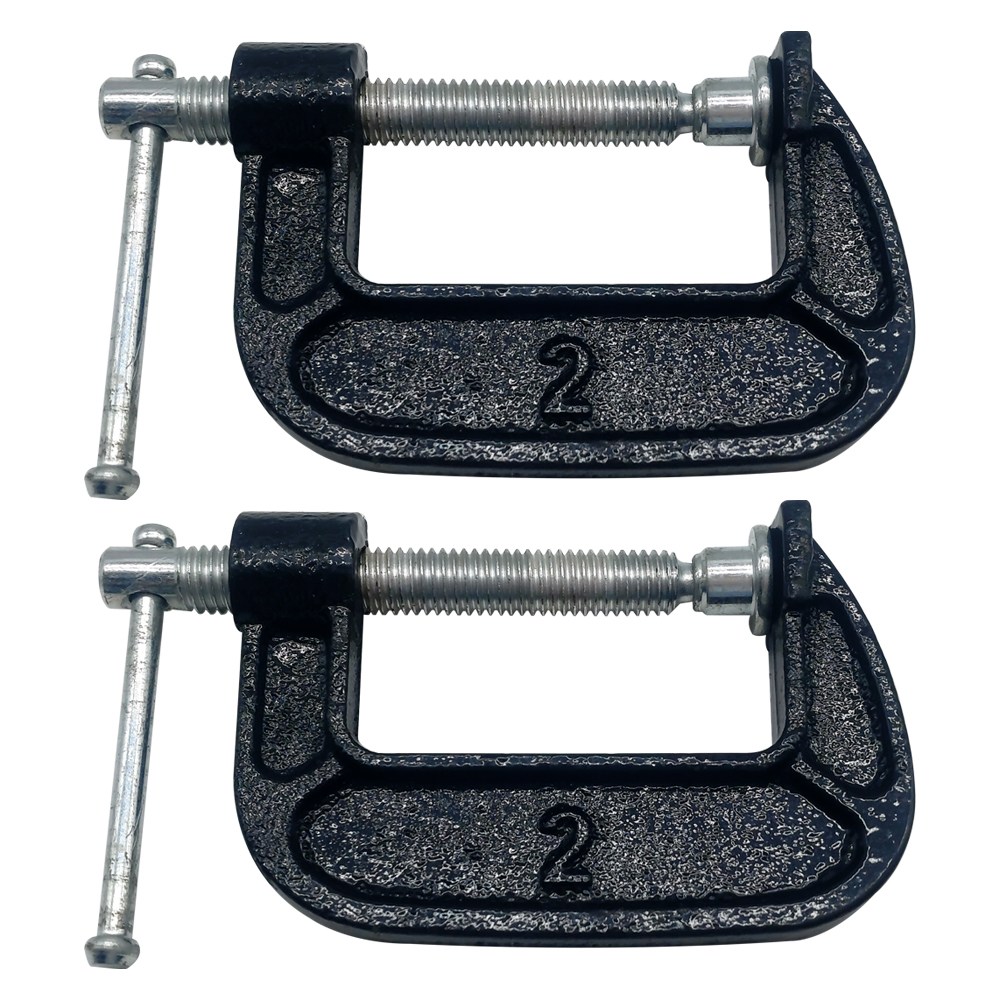 C형 클램프 2인치 G형 목공용, 2개 6,200원