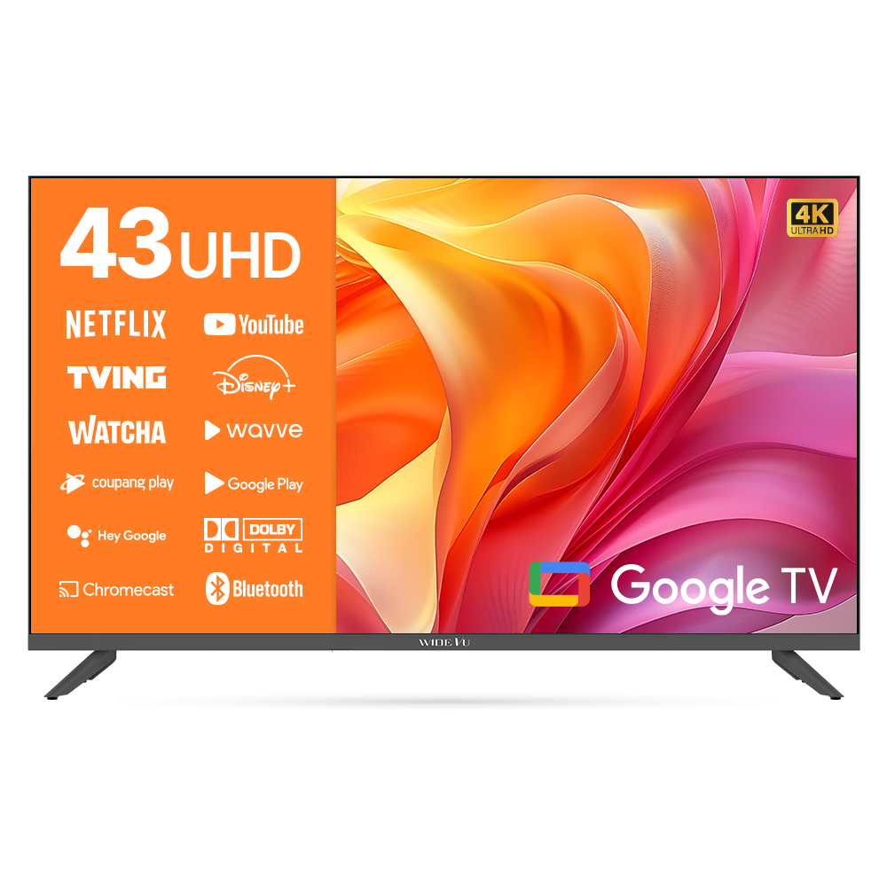 와이드뷰 4K UHD LED 구글3 스마트 TV 253,100원
