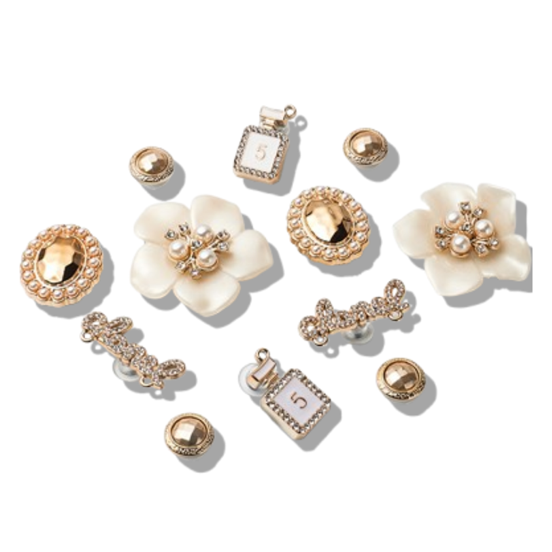 아이코어스 보석 신발꾸미기 파츠 12p 세트, 혼합색상, 1세트 6,800원