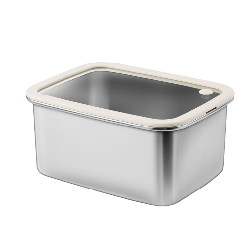 바겐슈타이거 KLAR 무연마 스텐 반찬통 / SUS304 자연광택 / 냉장,냉동,오븐OK, 1개, 깊은형 (2,900ml) 40,800원