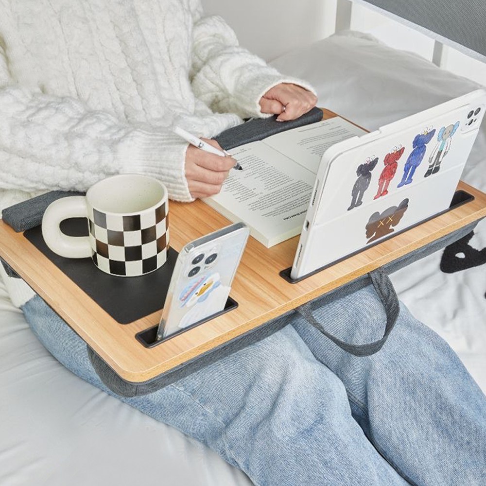 굿이스 무릎 침대 테이블 쿠션 독서대 쇼파 다용도 노트북 태블릿 거치대 18,800원