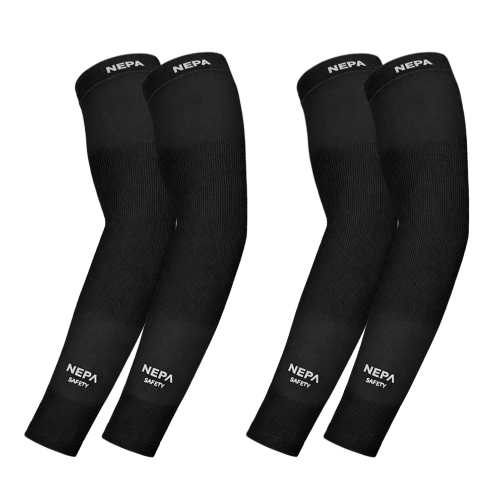 네파 safety 쿨토시 더블레이어 팔토시, 블랙2p+블랙2p, 1세트 14,900원