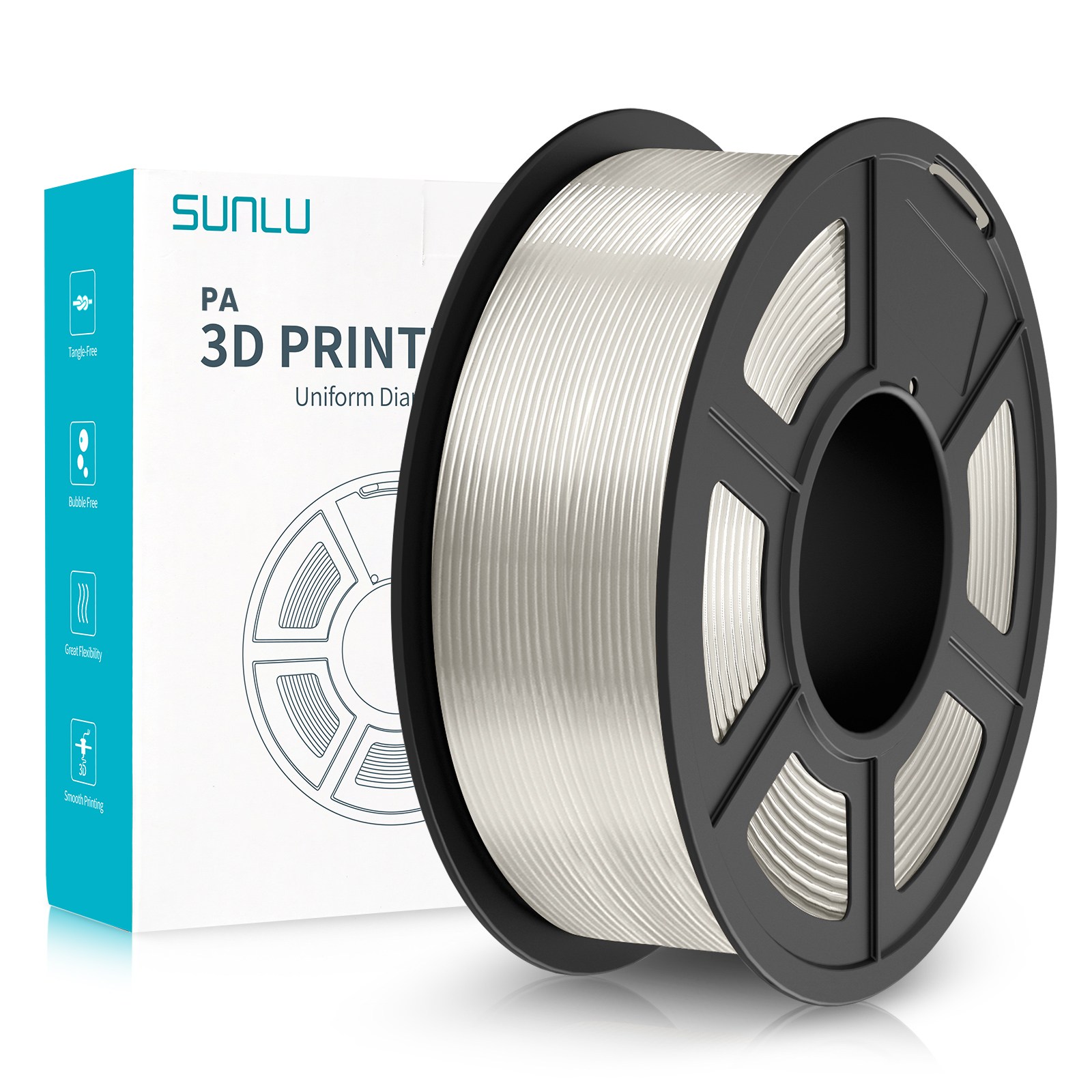 SUNLU PA 고품질 필라멘트 1kg/1.75mm 정밀권선 3D프린터 펜용 32,000원