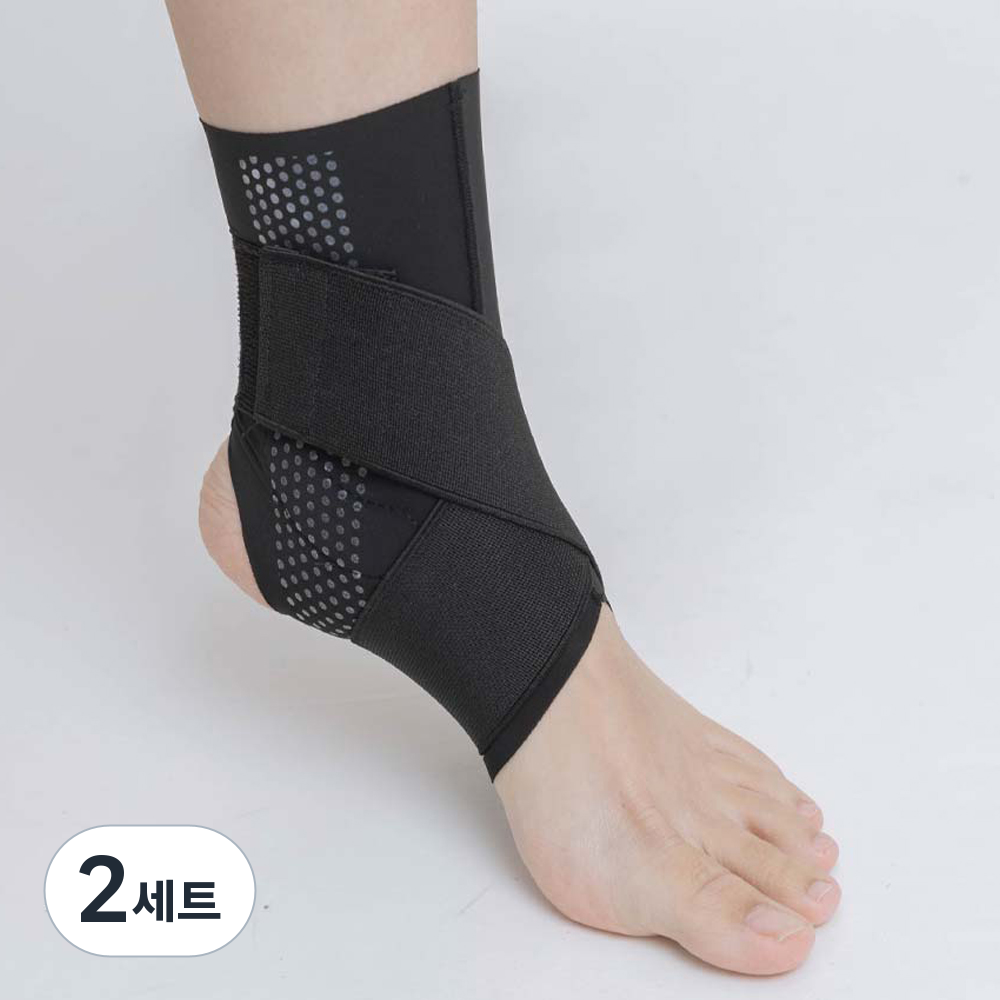 스포홀릭 고탄력 슬개골 등산 러닝 슬림 압박 발목보호대 좌우 세트 27,330원