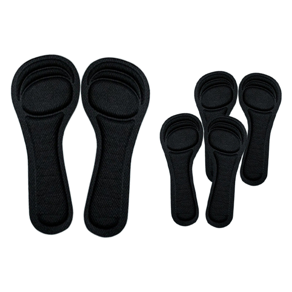 쓰리썬 여성용 푹신 구두 샌들 깔창 양쪽착용 3켤레 세트 블랙 9,200원