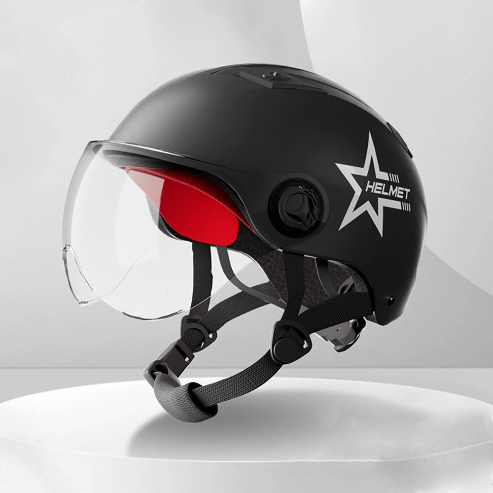 오토바이헬멧 하이바 반모헬멧 바이크헬멧 스쿠터헬멧 배달 사계절 29,800원