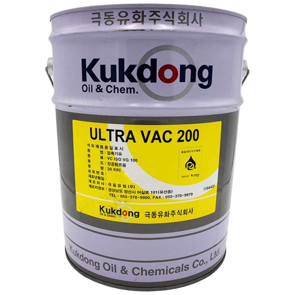 극동유화 압축기유 ULTRA VAC 울트라박 200 진공펌프오일 20L 110,000원