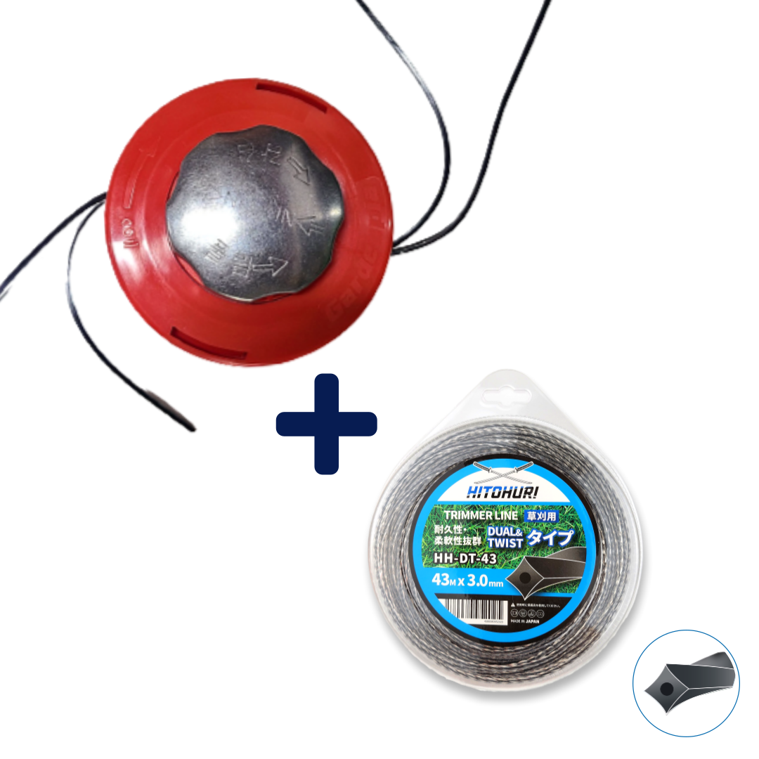 대동 나일론커터 줄날통 몸통+히토후리 일제 이중꼬임형 줄날 3.0mm 43M 30,000원