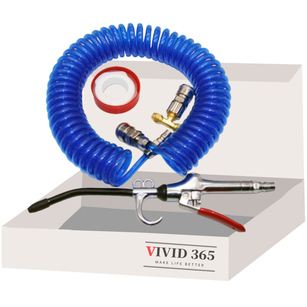 비비드 에어건 코일호스 커플러 세트 차량용 컴프레셔, 현재가 9,900원