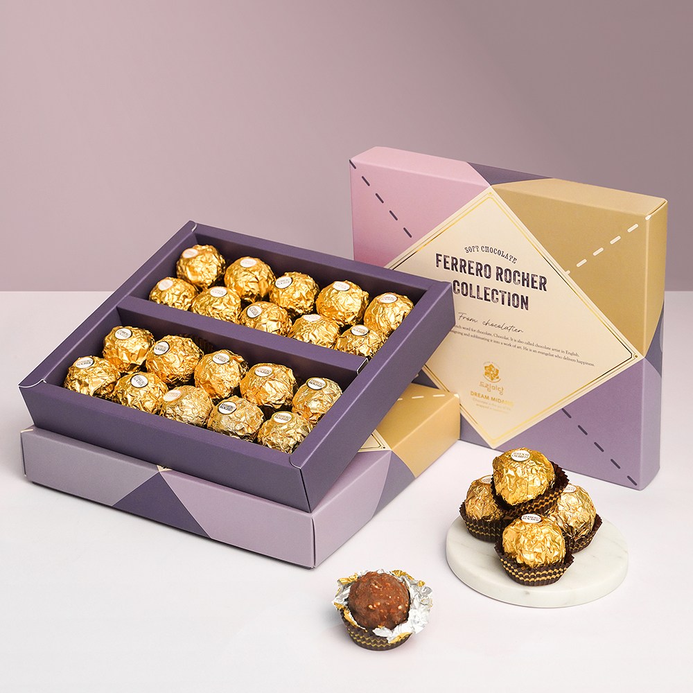 드림미당 소프트 초콜릿 페레로로쉐 컬렉션 기념일 연인 수험생 수능생 합격기원 응원간식 선물세트 18,900원