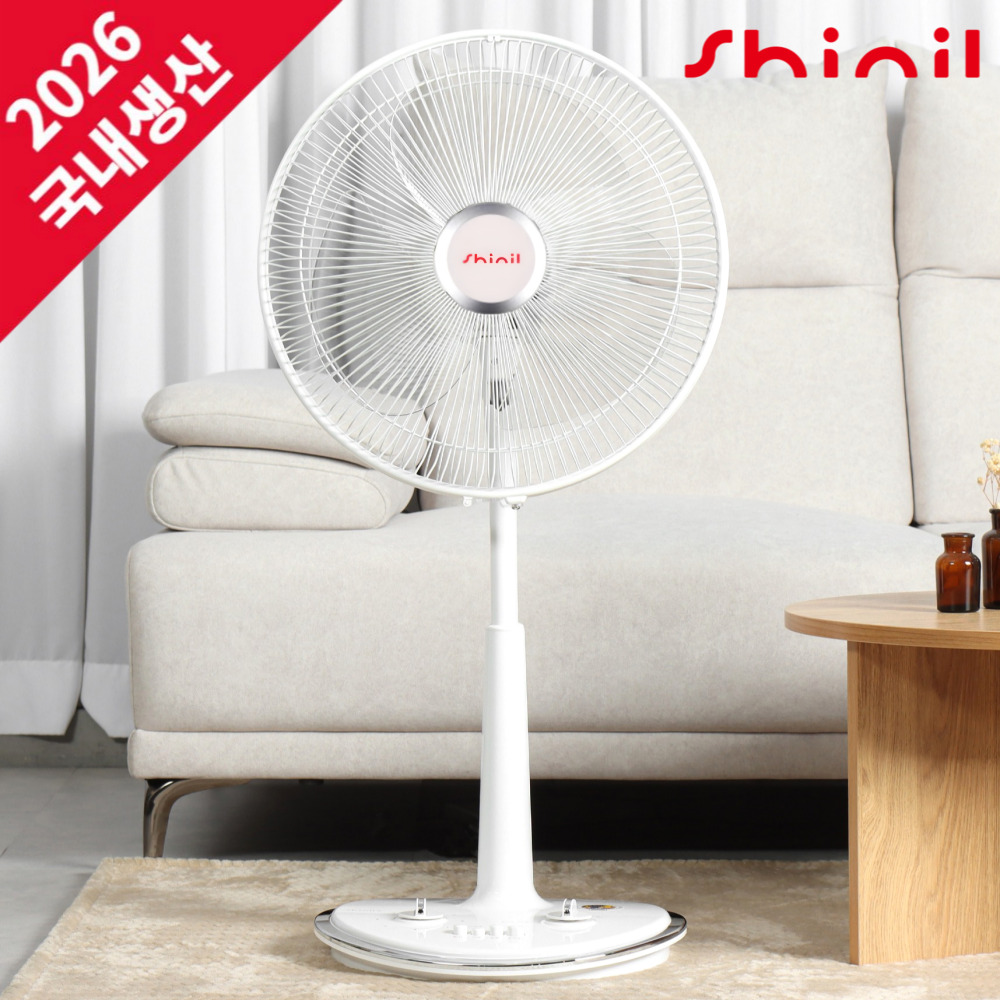[2026 NEW] 신일 국산 16인치 초미풍 저소음 스탠드 선풍기 40cm SIF-16KOS 109,000원