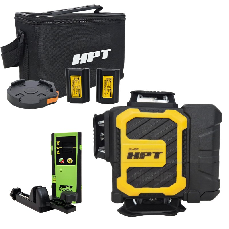 HPT 4D 미니 그린레이저 레벨기 수광기 세트 HL-4SG 수직 수평 바닥선 278,900원