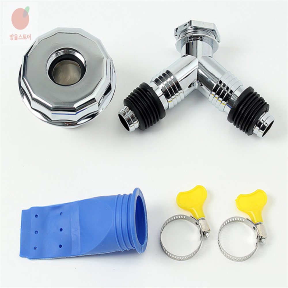 방울스토어 배수구 트랩 2구 Y형 자동개폐 실리콘형 배수구트랩 6,000원