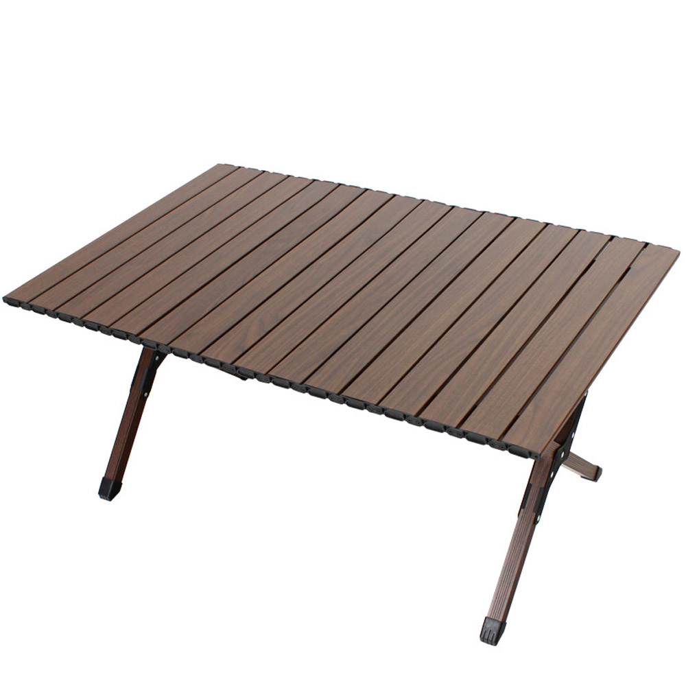 크로퍼스 접이식 캠핑 알루미늄 롤 테이블, 월넛 48,600원