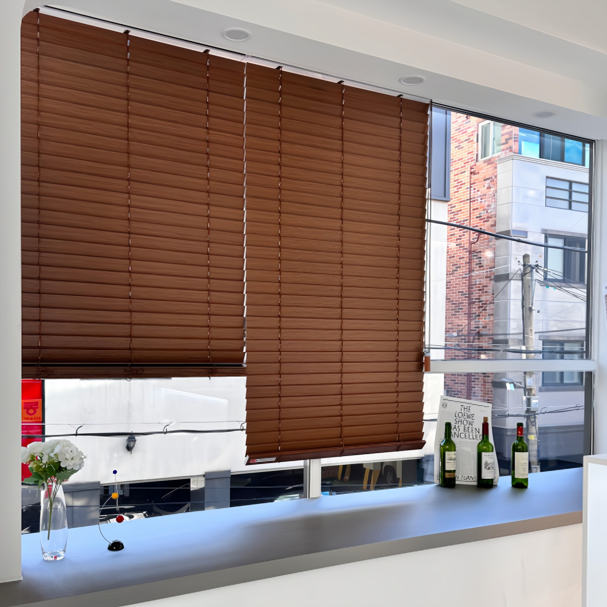 가림창 오동나무 우드블라인드 사이즈 맞춤제작 73,000원