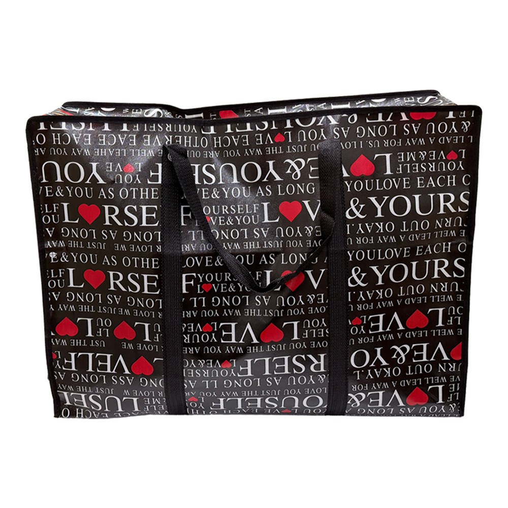 타포린백 빅사이즈 가방 여행 이사 부직포가방 보조가방, 러브유(대) 4,200원