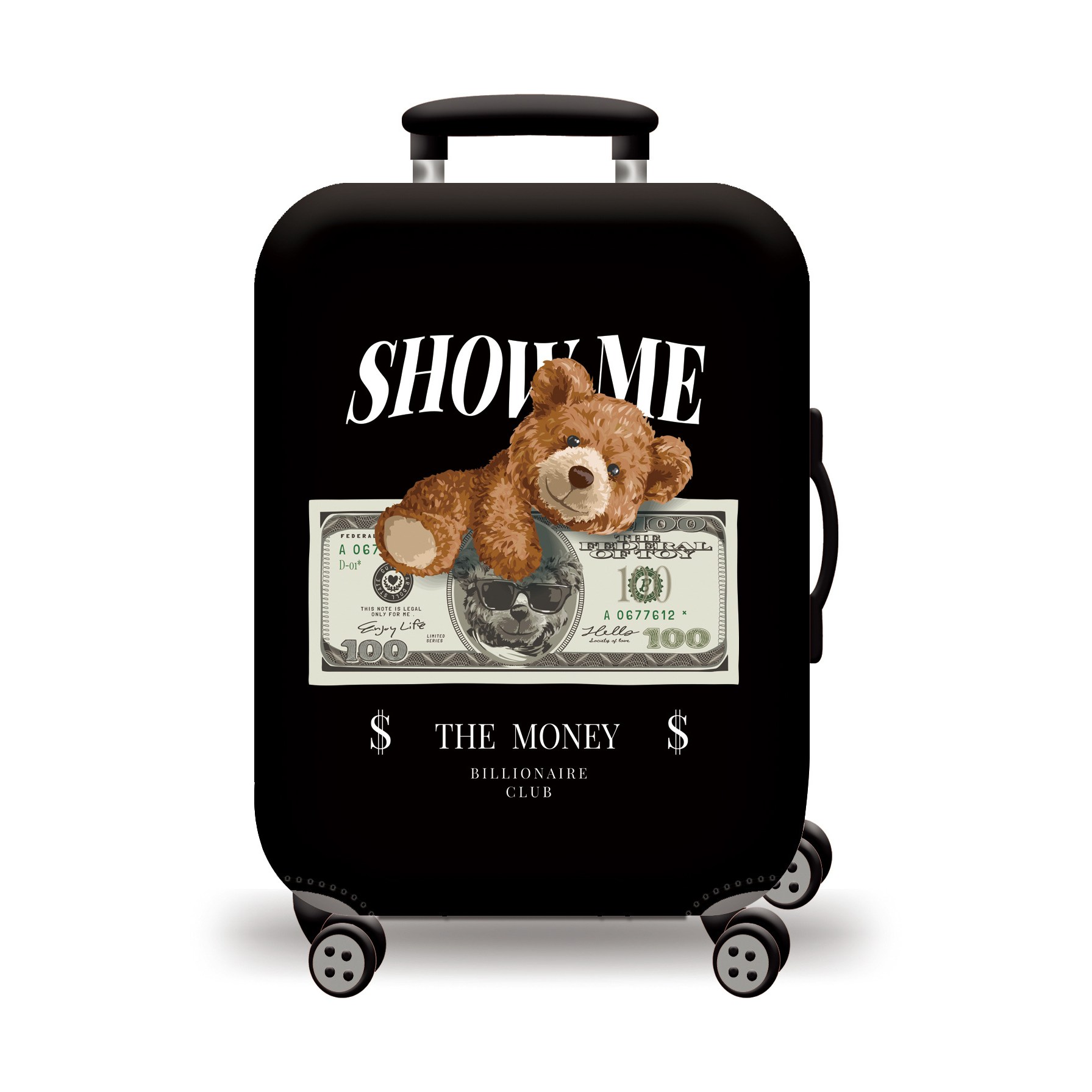 에이블리 베어 스판 캐리어 방수 커버 20 24 28 30 인치 15,800원