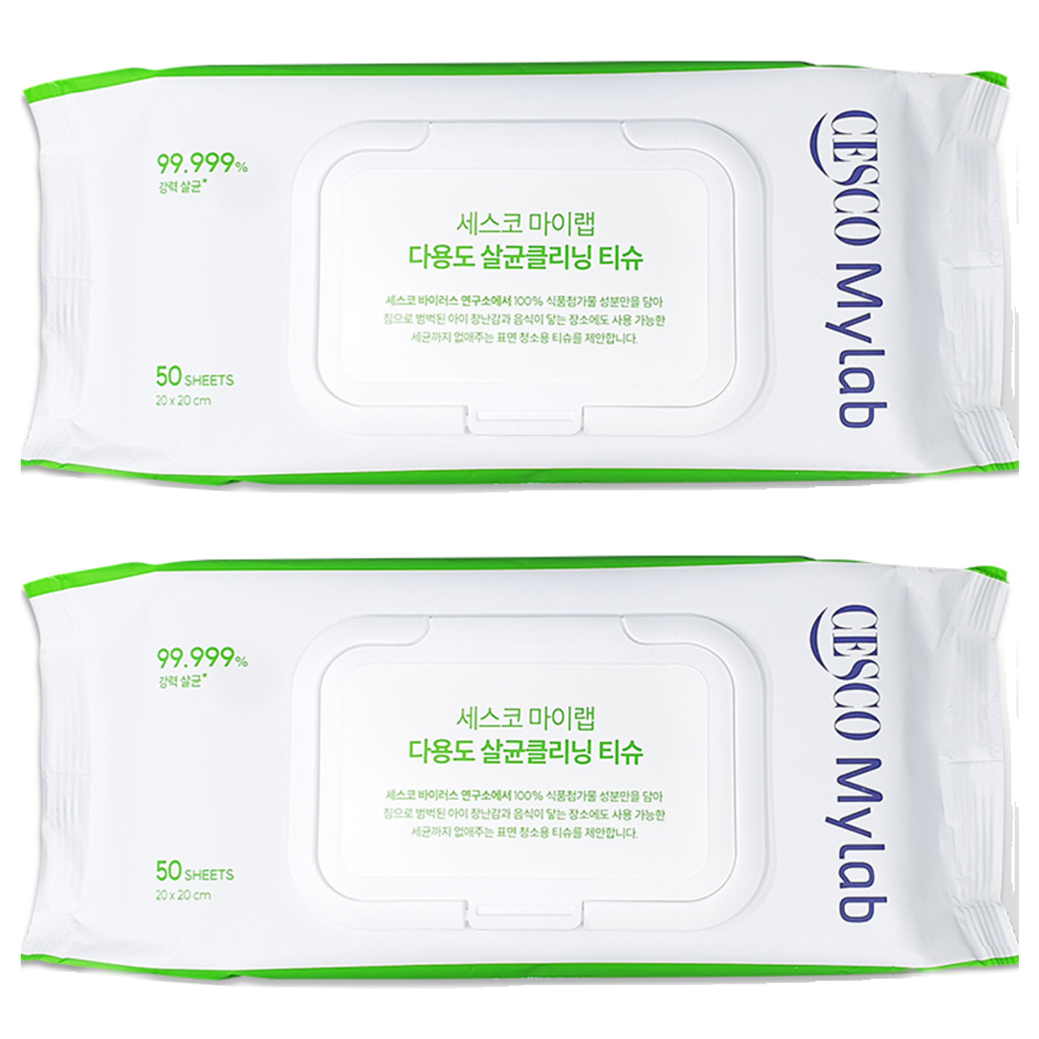 세스코마이랩 다용도 살균클리닝 티슈, 2개 15,840원