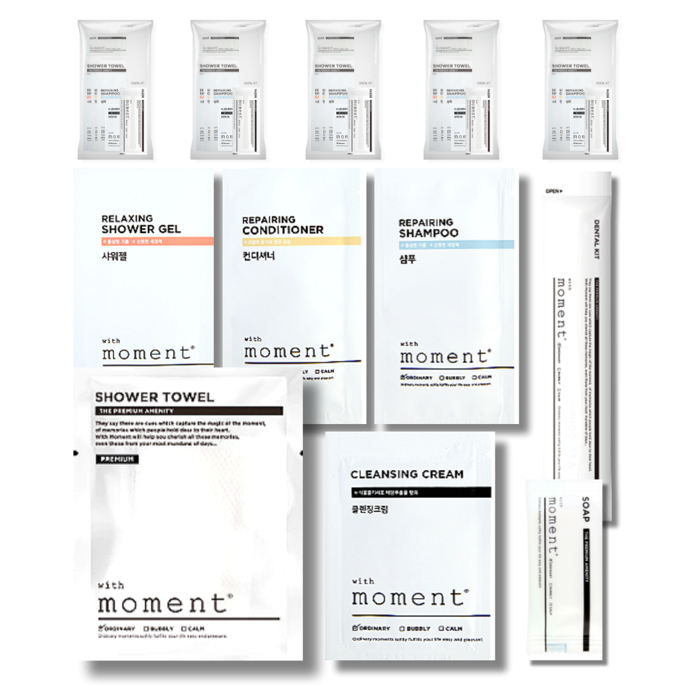 루이나 여행 운동 일회용 세면 도구 어메니티 8종 1세트 12,000원