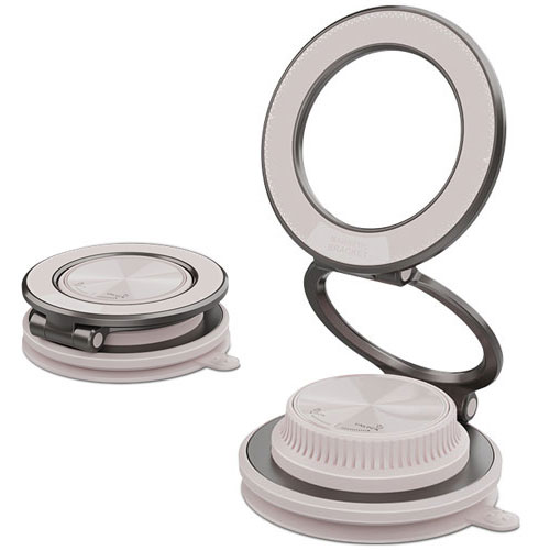 1상2템 360도 회전 접이식 진공 흡착 맥세이프 거치대, 아이보리, 1개 19,600원