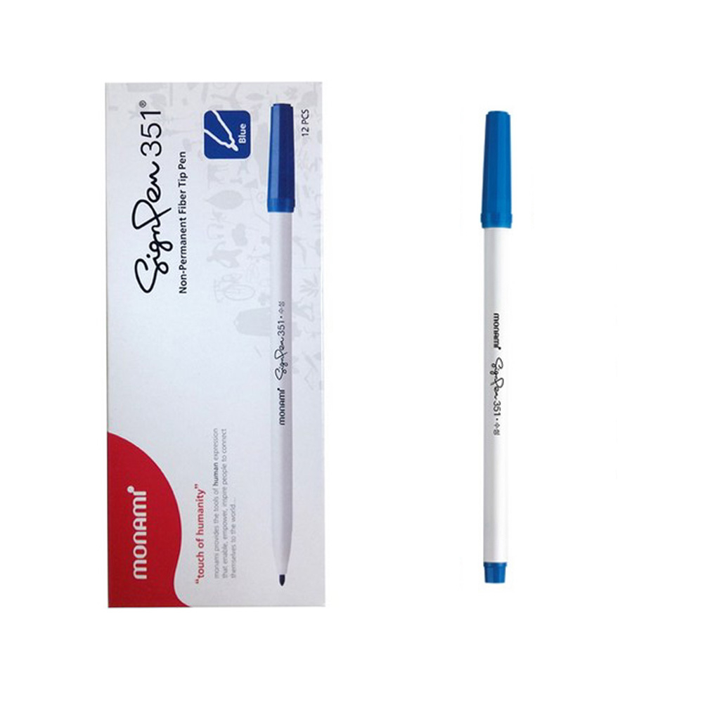모나미 SP 351 싸인펜 12개입 갑, 351블루, 1세트 2,880원