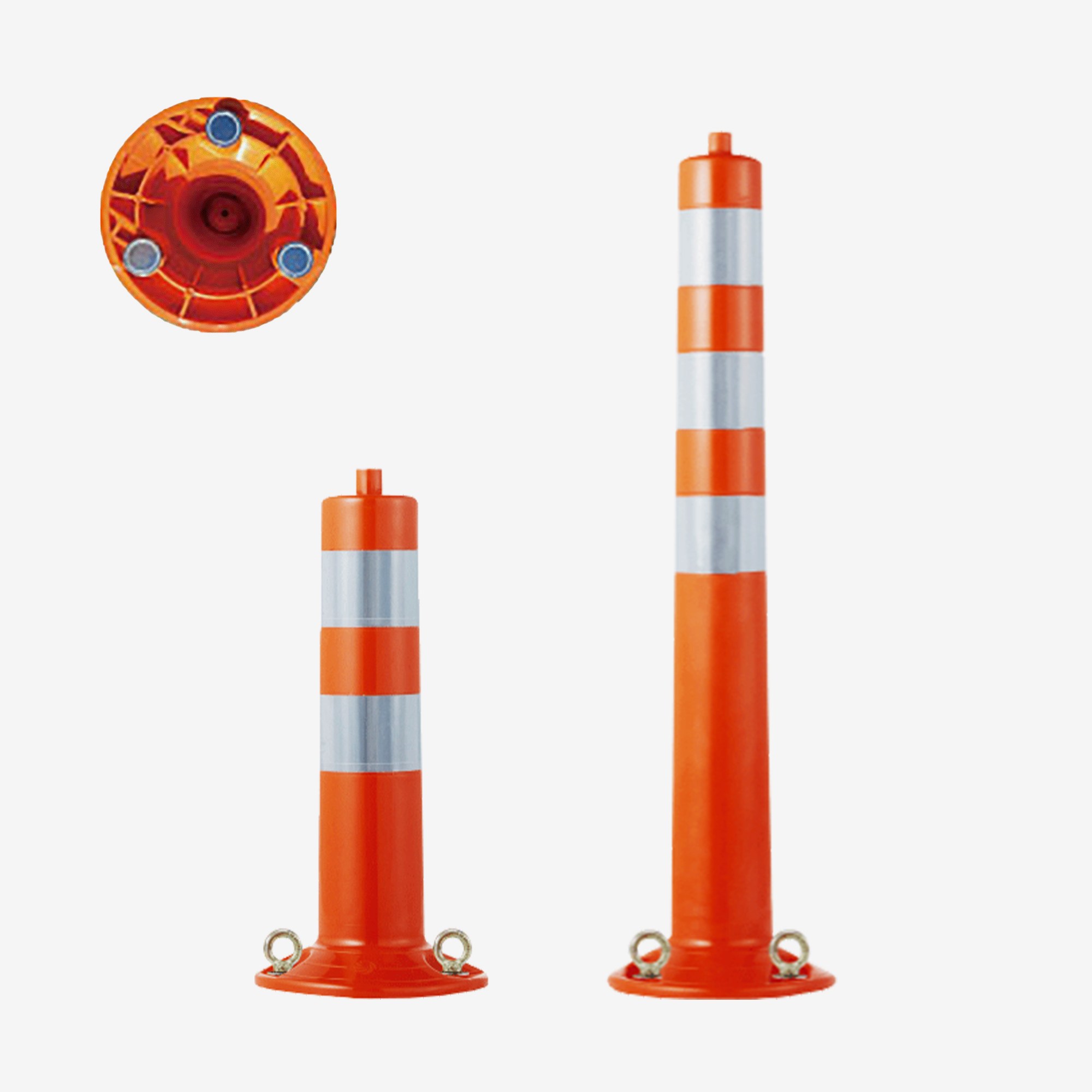 자석규제봉 주황 2사이즈 차선규제봉 자석형, 1개 55,000원