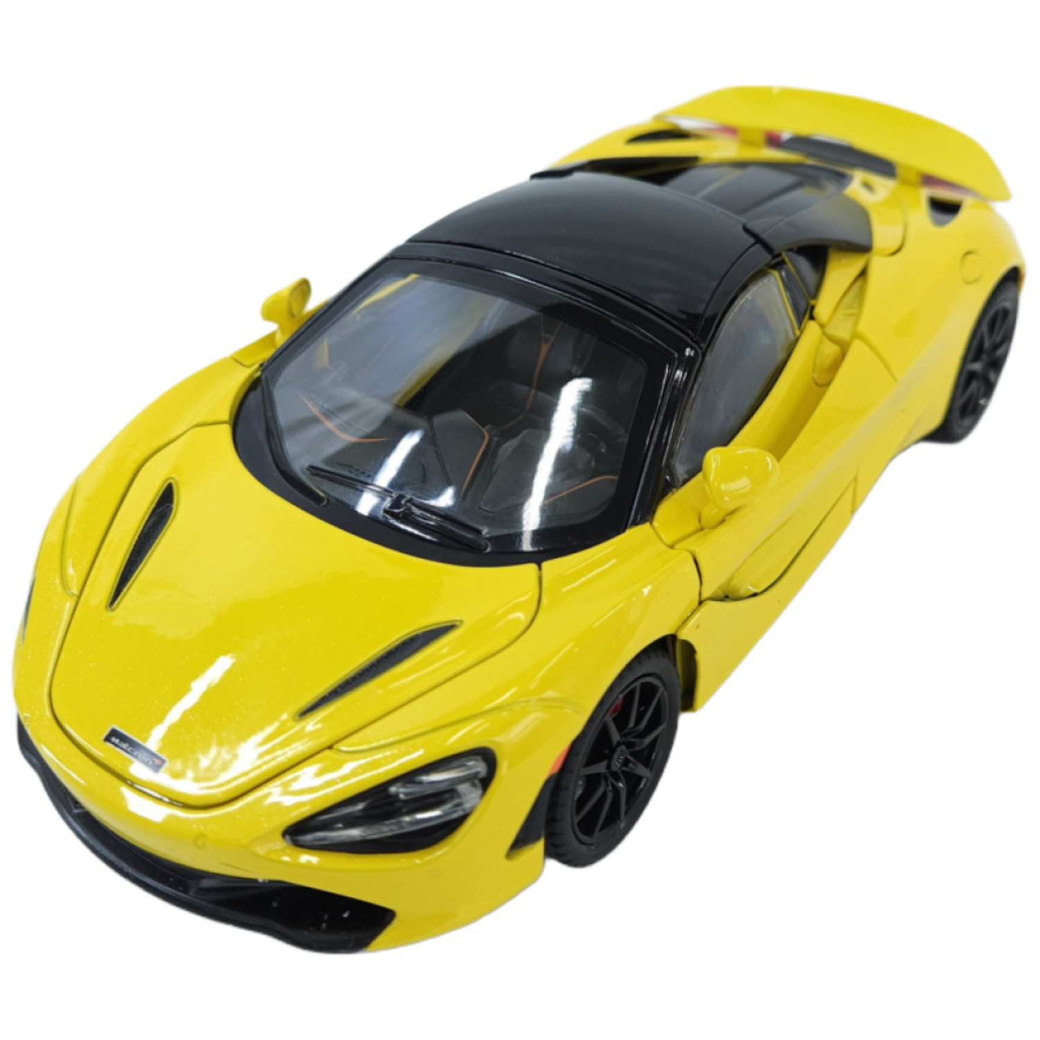 1:24 맥라렌 720S 컨버터블 스포츠카 모형 mcraren 다이캐스트, 1개, 노랑 36,900원