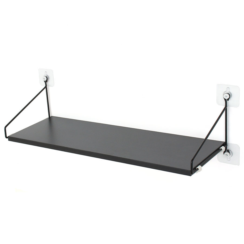 벽고정 공유기 셋톱박스 선반 거치대 (60cm) (블랙) 22,220원