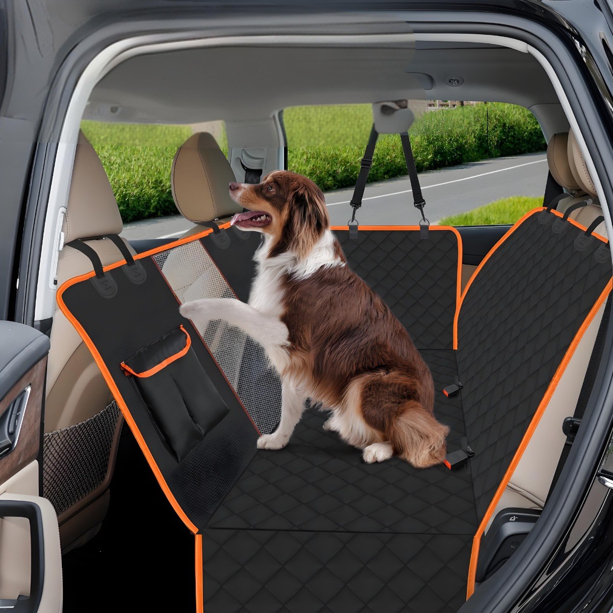 시스슈 강아지 카시트 풀커버 매쉬 오픈 뒷좌석 카시트 19,900원