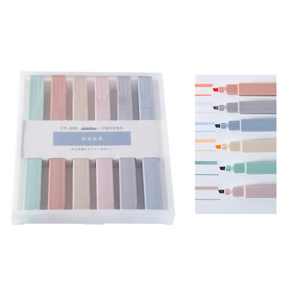 피어니스트 소프트 컬러 형광펜, 02 톤다운컬러, 1개 11,300원