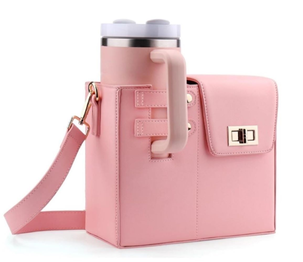 살림코드 데일리 텀블러백 가죽가방 스탠리 호환 텀블러 가방 가죽크로스백 25,900원