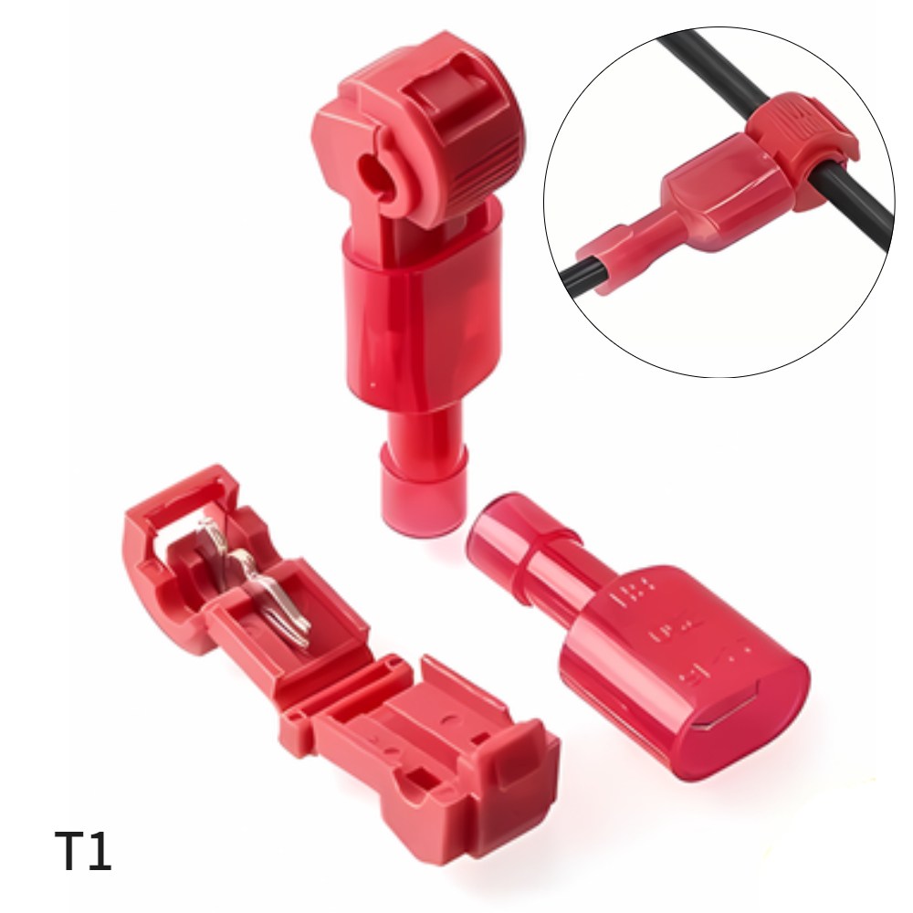 T자형 스카치락 전선 배선정리 무탈피 커넥터 클램프 130원