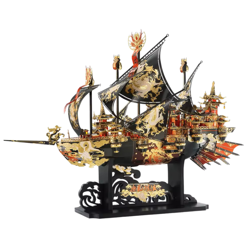 피스쿨 판타지 윈드브레이커 스카이 쉽 3D 입체 금속 퍼즐 범선, 1개 83,850원