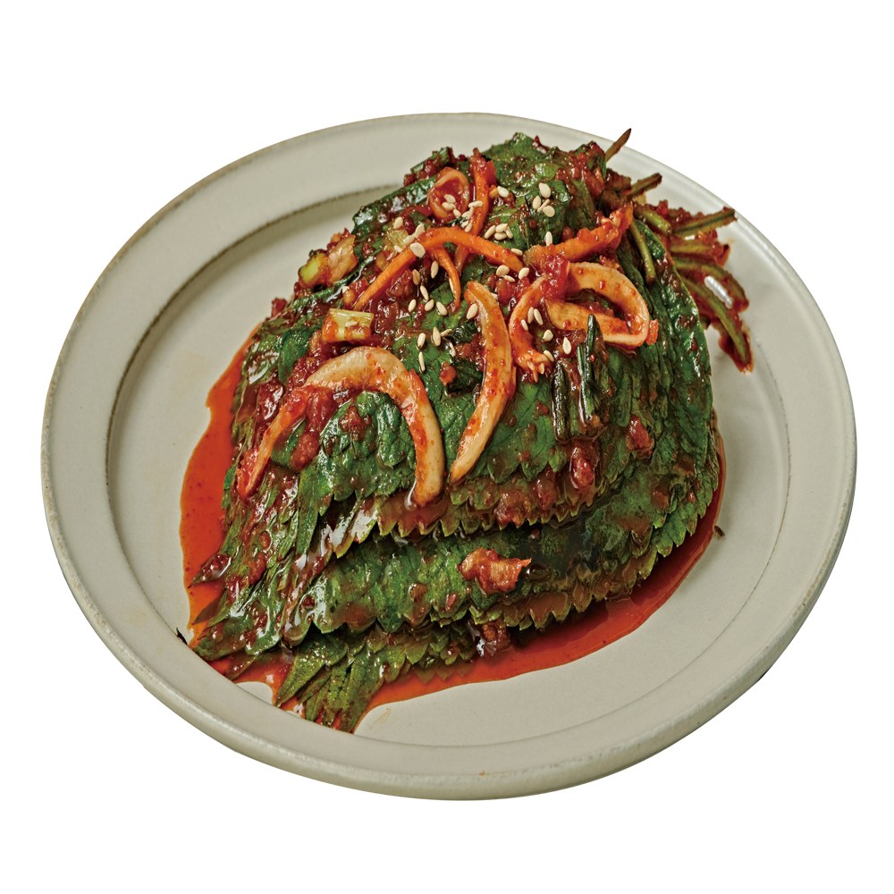 여수 나래식품 저염 깻잎김치 500g 국내산 생깻잎 무침, 500g, 1개 18,300원