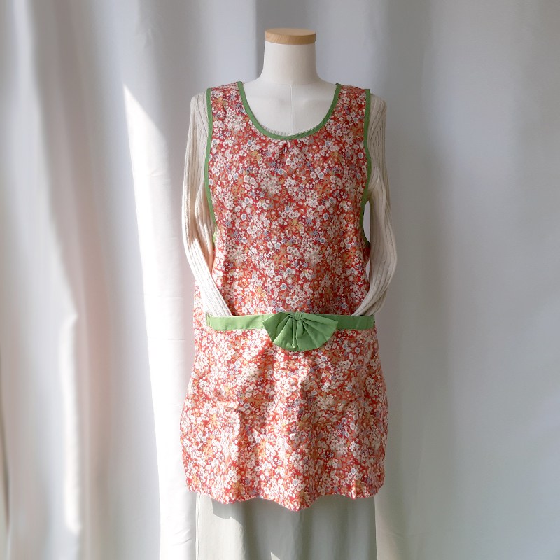 ITAITTA 국산 순면 조끼형 방수안감 앞치마 잇다있다, SF-레드, 1개 15,280원