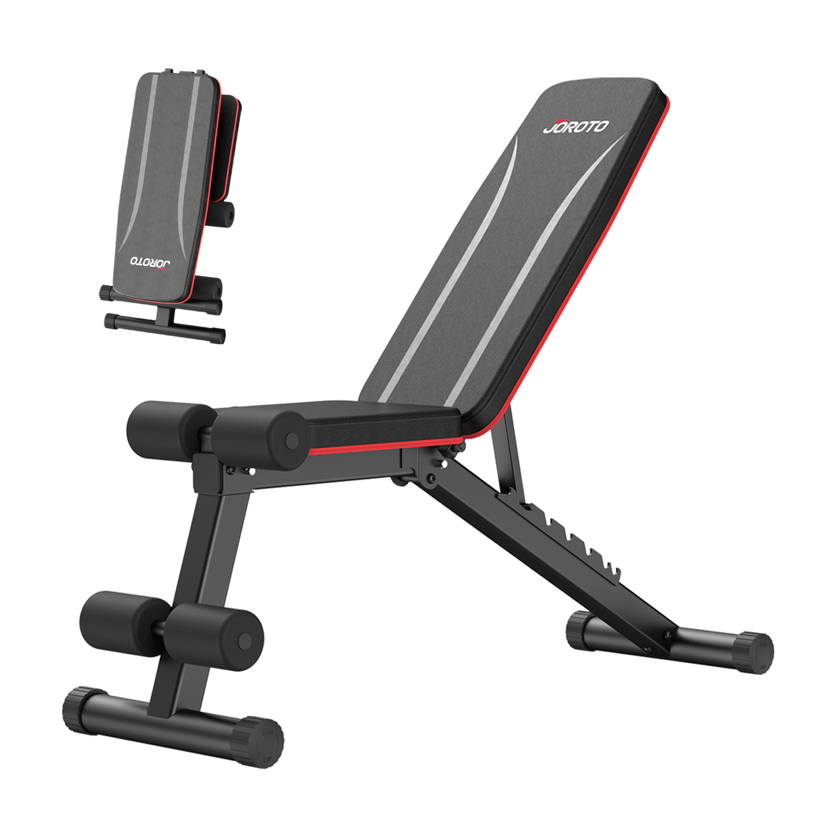 JOROTO 조절 가능한 덤벨 벤치 3in1 인클라인 덤벨 벤치 플랫 덤벨 벤치 디클라인 덤벨 벤치-검은색, Black 91,100원