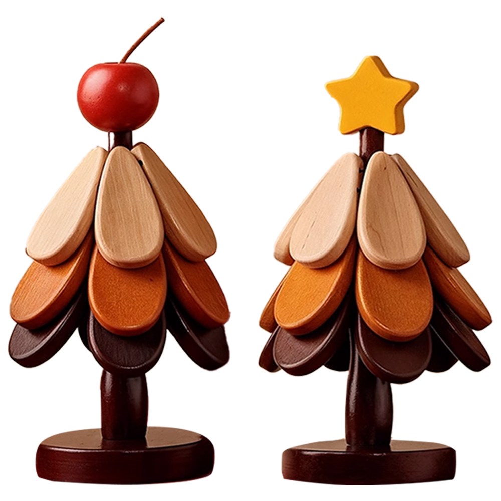 크리스마스 선물 트리 냄비받침 원목 우드 2개 31,400원