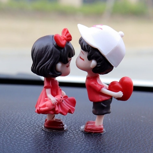 차량용 커플 피규어 자동차 인테리어 인형 네비게이션 대시보드 악세사리 장식품 소품, 1개, 7)하트커플 5,900원