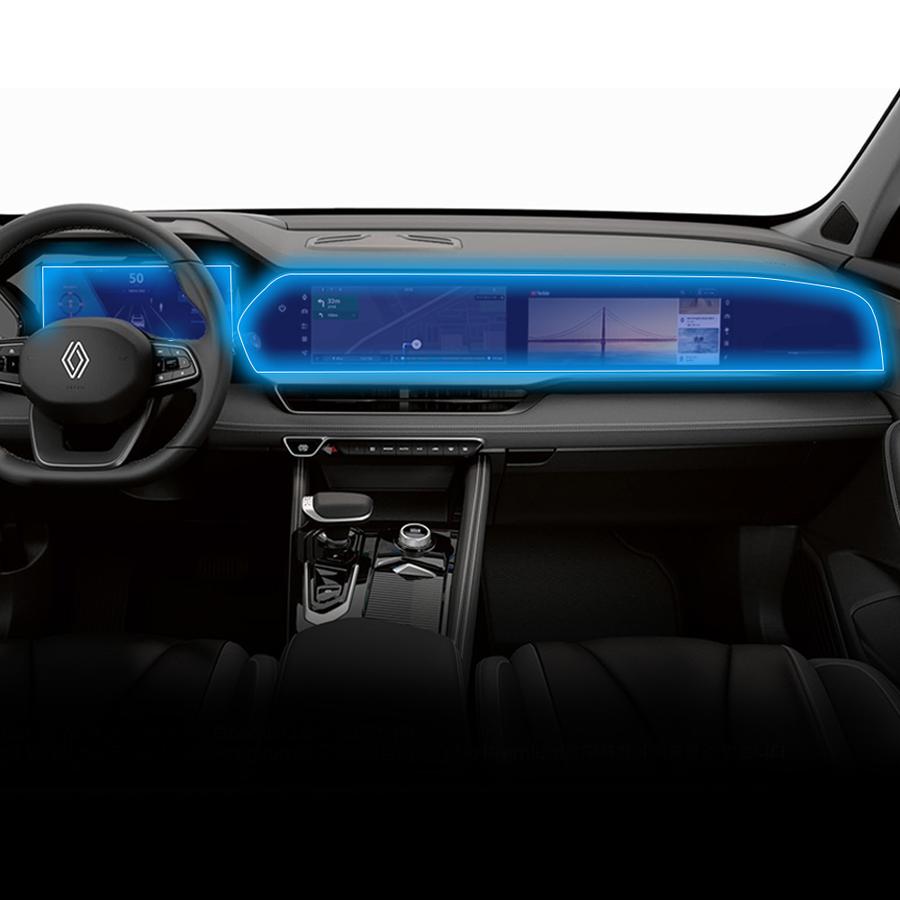 미르파크 르노 그랑콜레오스 호환 네비게이션 풀커버 보호필름, 64GB, 그랑콜레오스(네비게이션+계기판 초고투명) 24,500원