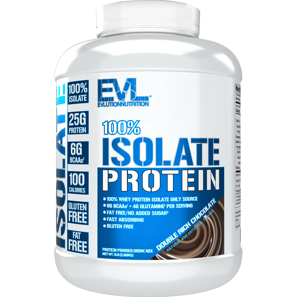 EVLUTIONNUTRITION 아이솔레이트 프로틴 더블 리치 초콜릿 맛, 2.268kg, 1개 136,730원