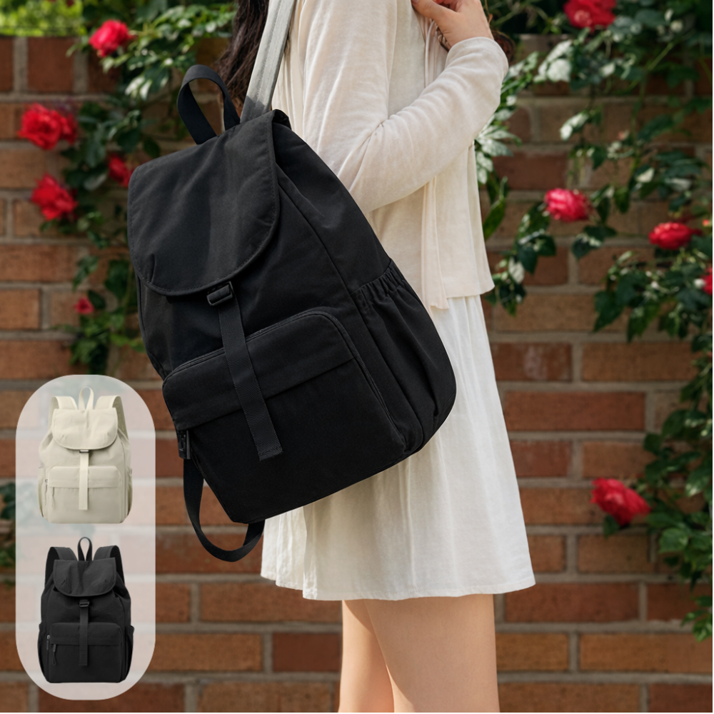 발로아 8포켓 가벼운 방수 기저귀 가방, 블랙 29,900원