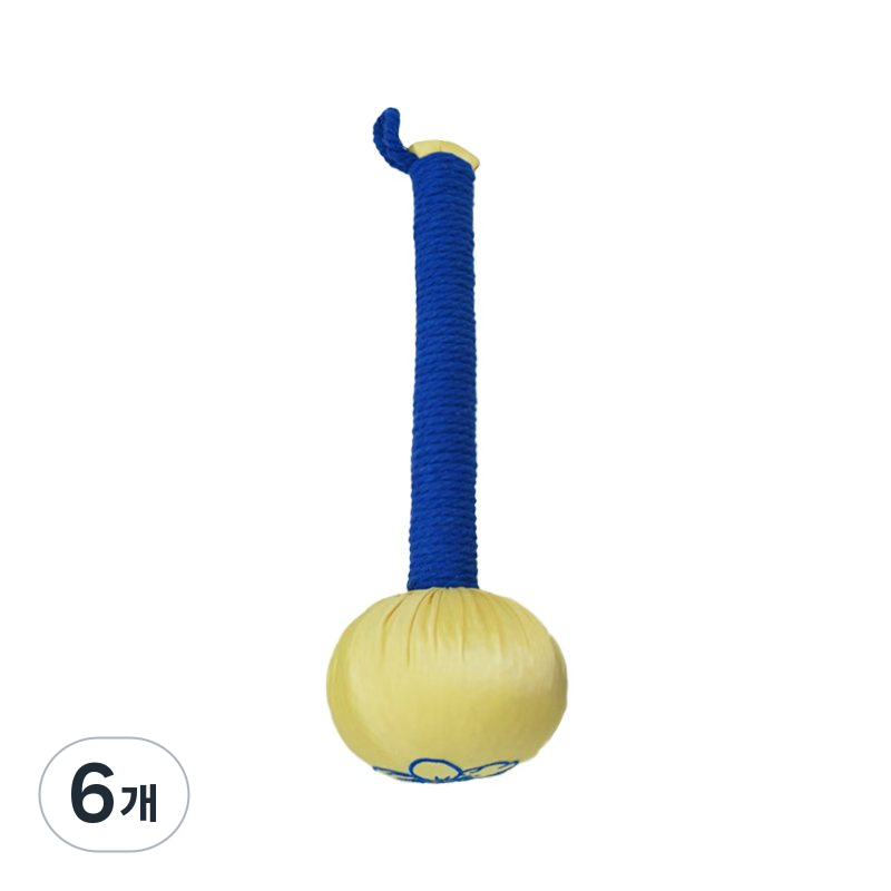 쑥 지압 마사지봉 전신 마사지 스틱 근육 이완 피로완화 휴대용 마사지기, 노란색, 6개 16,250원