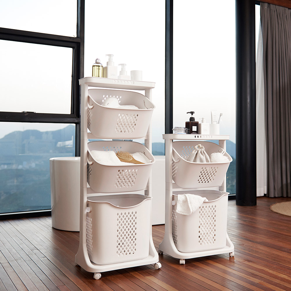 혼시티 대용량 스윙 트롤리 빨래 바구니 31,400원