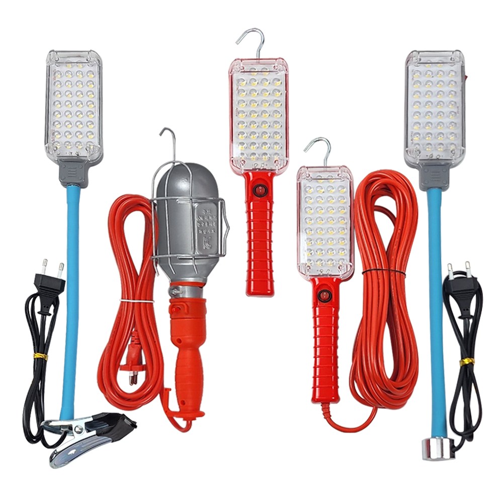 LED유선작업등 충전작업등 집게 자석자바라 이동형 충전식 11,000원