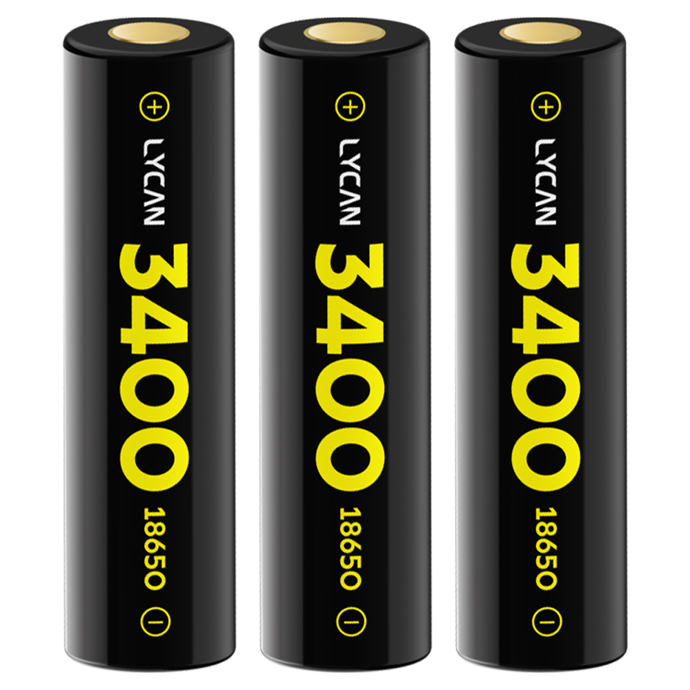 라이칸 18650 3400 리튬이온 배터리 충전지, 1개입, 3개 31,410원
