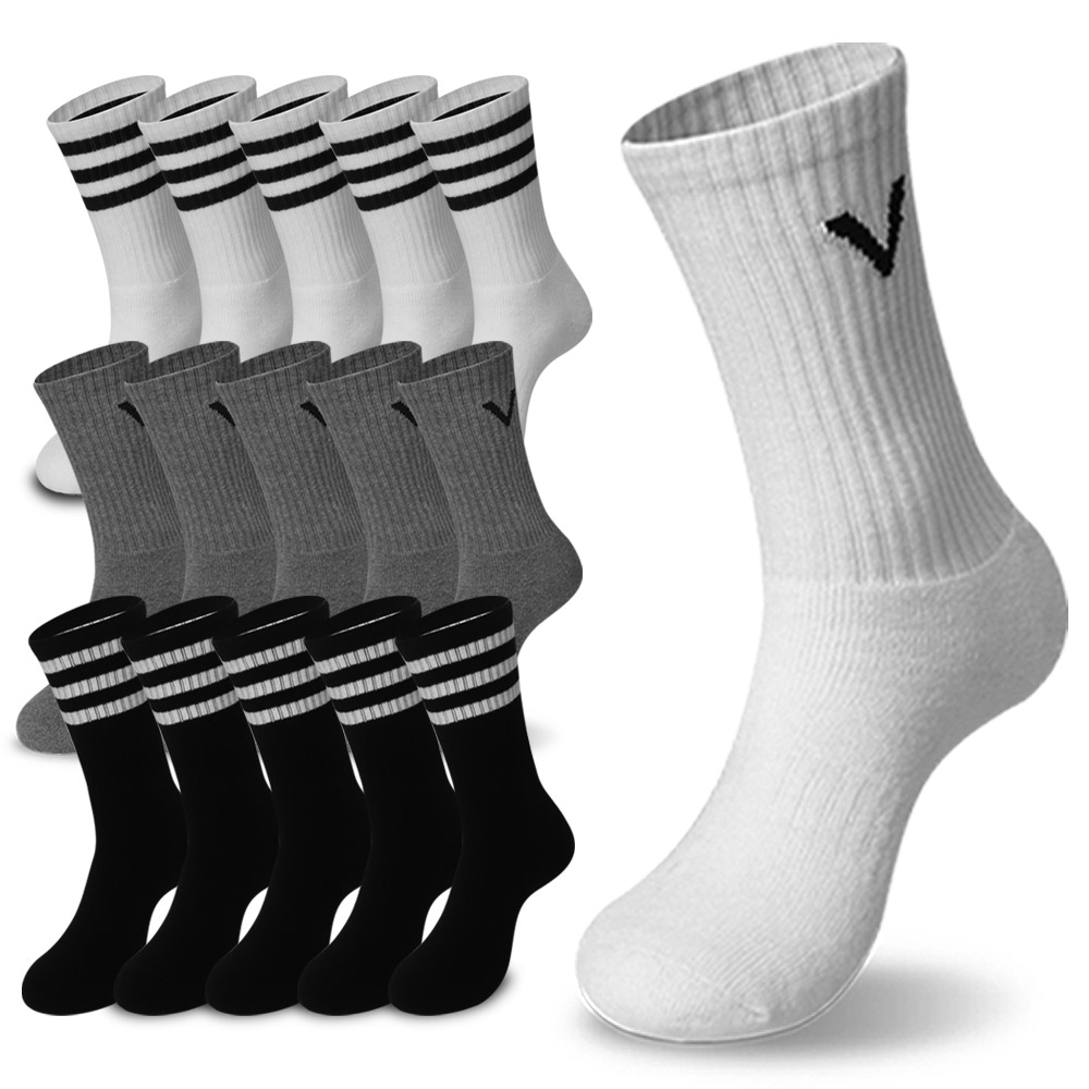 싹스몰 VC 면100 통파일 장목 양말 5켤레 발전체가 두꺼운 남성 등산 스포츠 양말 17,500원