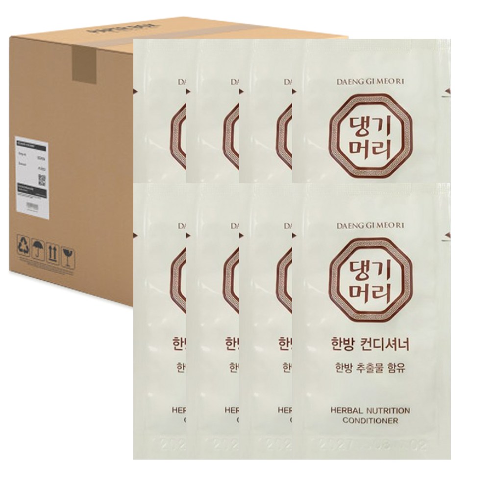 댕기머리 뉴골드 한방 컨디셔너 10ml x 500개 일회용 린스 업소용 여행용 호텔, 500개, 10ml 86,900원